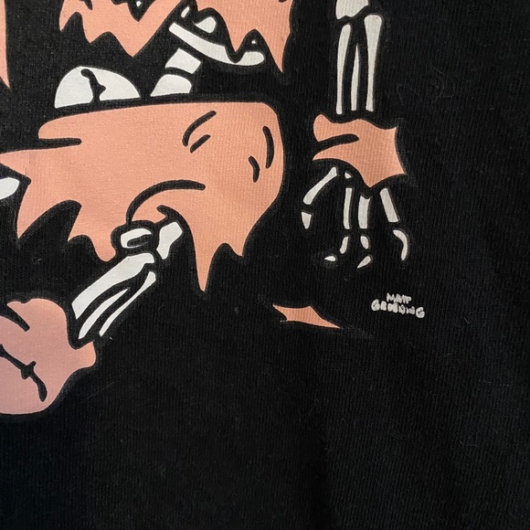 The Simpsons Matt Groening Treehouse of Horror Short Sleeve Tee, Black. Size XL. - Picture 4 of 5